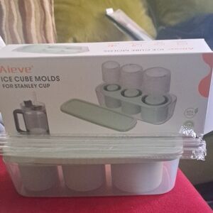 White Ice Cube Molds for Stanley Cup